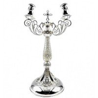Brass dikiri with silver plating