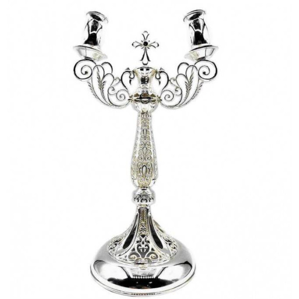 Brass dikiri with silver plating