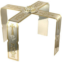 Star with a silver-plated brass with gilding