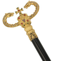 Brass staff for a pries in gilding Brass staff for a pries in gilding