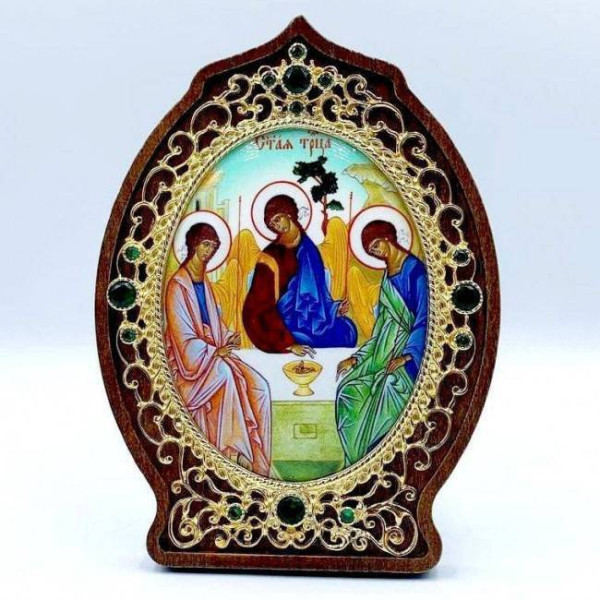 Brass icon in gilding