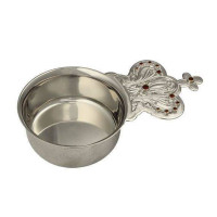 Brass communion ladle with inserts Brass communion ladle with inserts