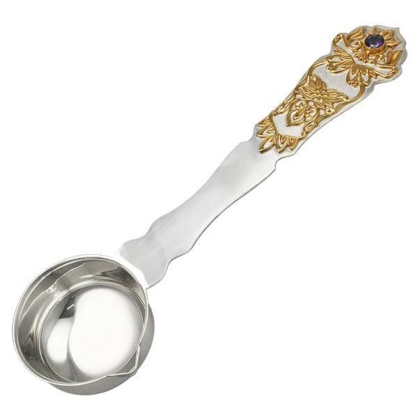 Communion Spoon made of silver-plated with gilding