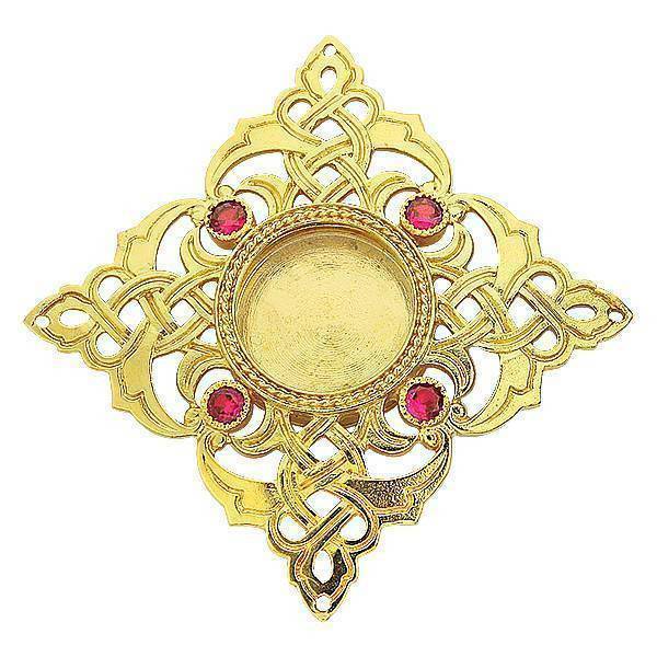 Brass reliquary