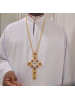 Cross pectoral for priest gilded with chain 