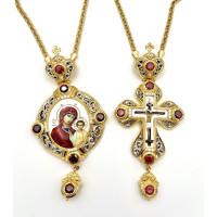 Archbishop's brass set in gilding
