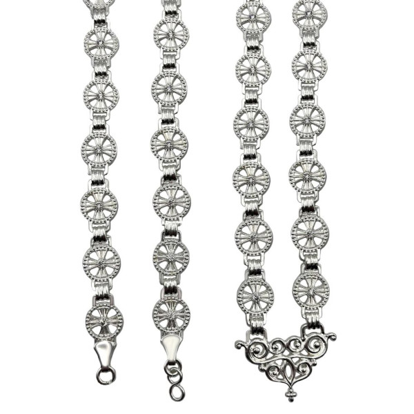 Chain for Priest made of brass in silver plating Chain for Priest made of brass in silver plating