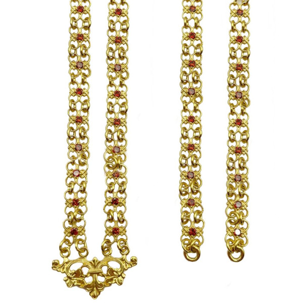Chain for Priest made of brass in gold plating