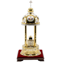 Tabernacle for pre-sanctified gifts in gilt