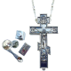 Church  tubernacle made of silver-plated brass