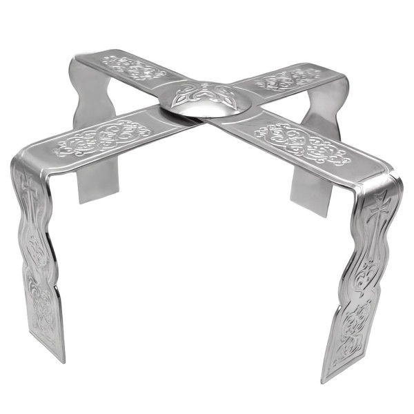 Star made of brass with a silver-plated finish