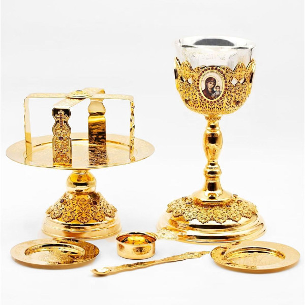 Eucharistic set gilded