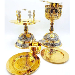 Eucharistic set gilded