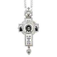 Cross for the priest brass with decal and chain 