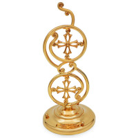 Lampstand bracket made of brass in gold plated Lampstand bracket made of brass in gold plated