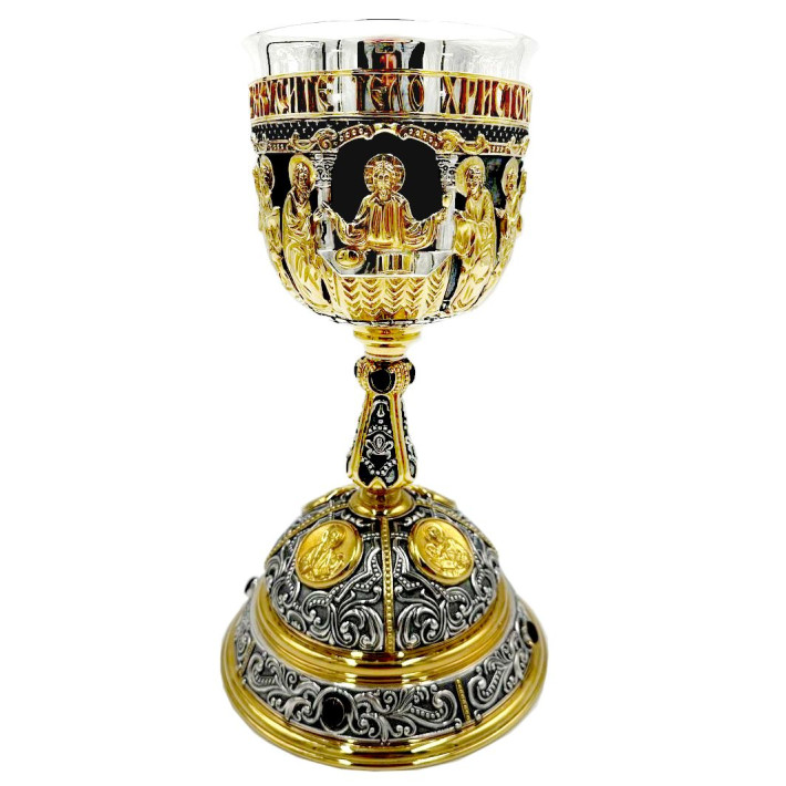 Chalice combined fragmentary gilding