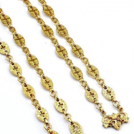 Chain for priests in brass in gold plated