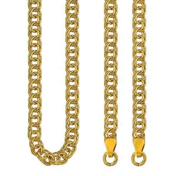 Chain for priests brass in gold plated