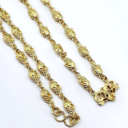Church chain made of brass in gilt